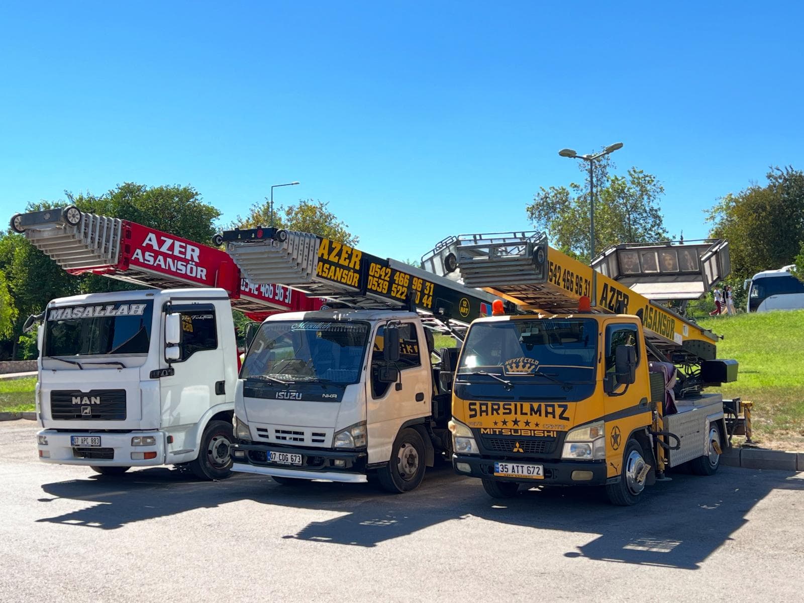 Antalya asansörlü nakliyat araç filosu
